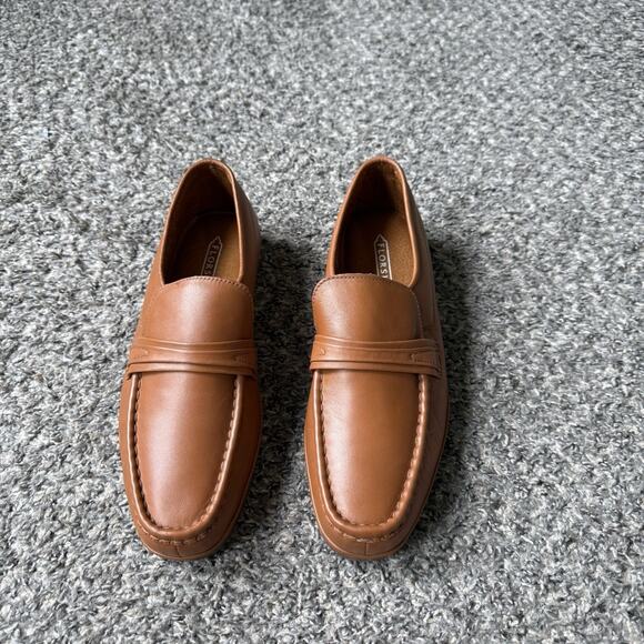Florsheim Tab Brown Smooth Leather Moc Toe Strap Dress Loafer US Men 11.5 D NEW main image 7
